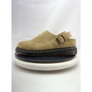 Dr. Martens Isham Desert Oasis Suede Mule Mens Size 11 Slip On Shoes Clogs Tan